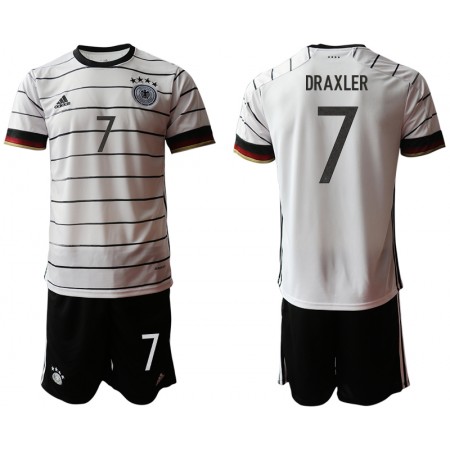 Tyskland Fotbollströjor DRAXLER 7 Barn Hemma tröja EM 2020 Kortärmad